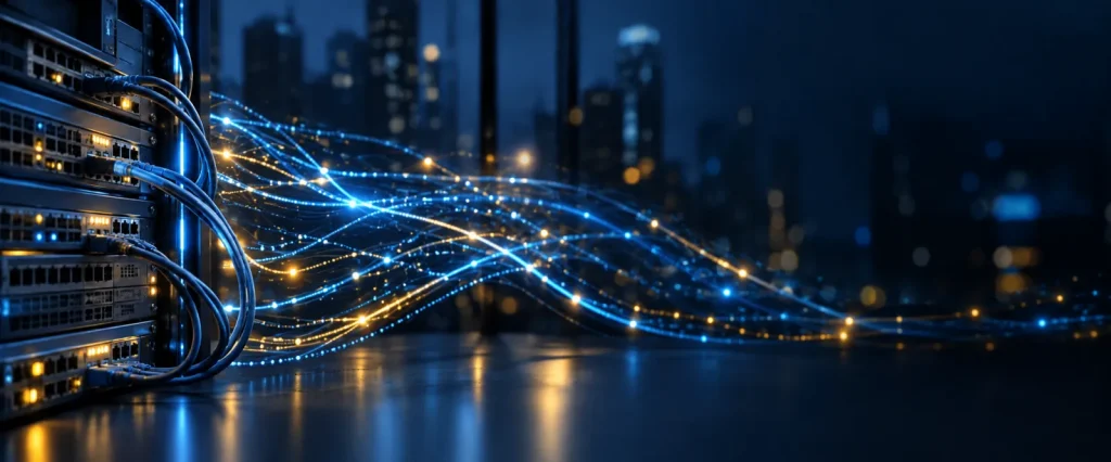 Secure business network with managed cybersecurity monitoring